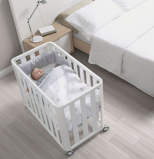 Minicuna colecho DOCO Sleeping de Cotinfant 50x90 Blanco + Textil