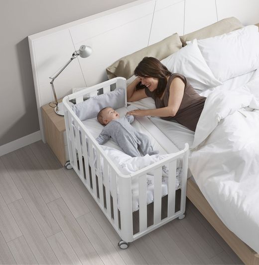 Minicuna colecho DOCO Sleeping de Cotinfant 50x90 Blanco + Textil