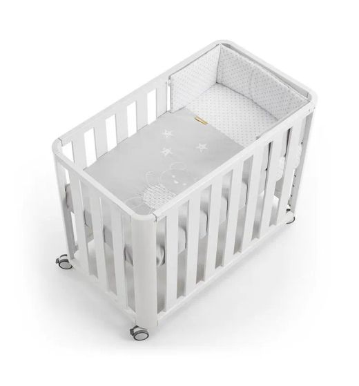 Minicuna colecho DOCO Sleeping de Cotinfant 50x90 Blanco + Textil