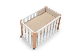Minicuna colecho DOCO Cotinfant 50x90 Blanco-Natural + Textil