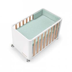 Minicuna colecho DOCO STYLE Cotinfant 50x90 Blanco-Natural + Textil