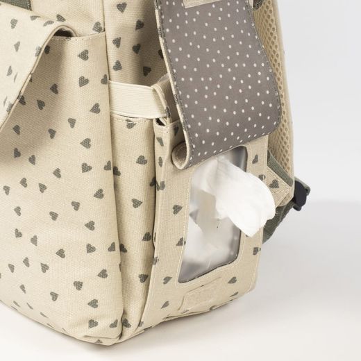 Mochila Corazones Poppy de Walking Mum
