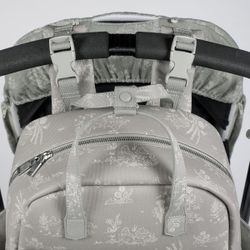 Mochila Pasito a Pasito Toile de Jouy Forest