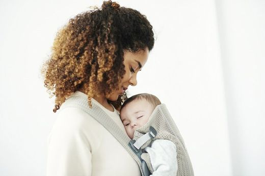 Mochila Porta Bebé Babybjörn Mini Algodón