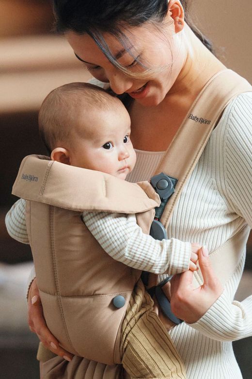 Mochila Porta Bebé Babybjörn Mini Algodón