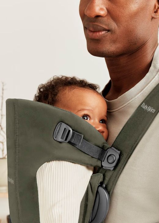 Mochila Porta Bebé Babybjörn Mini Algodón