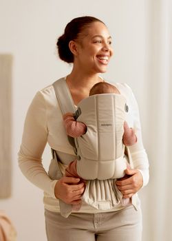 Mochila Porta Bebé Babybjörn Mini Algodón
