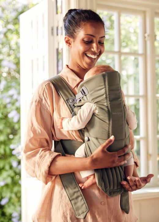 Mochila Porta Bebé Babybjörn Mini Algodón