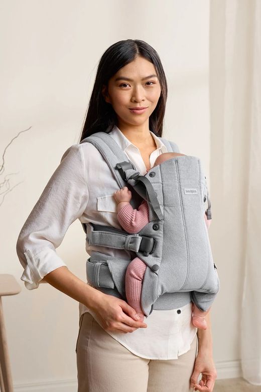 Mochila porta bebé Harmony tejido Mélange de Babybjörn