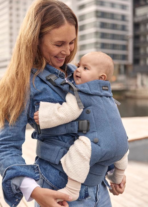 Mochila porta bebé Babybjörn Harmony tejido cepillado
