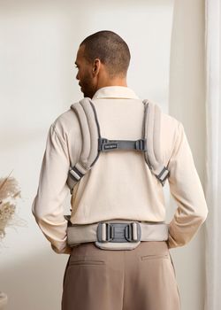 Mochila porta bebé Babybjörn Harmony tejido cepillado