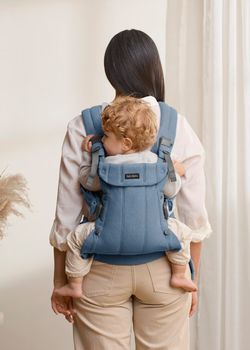 Mochila porta bebé Babybjörn Harmony tejido cepillado