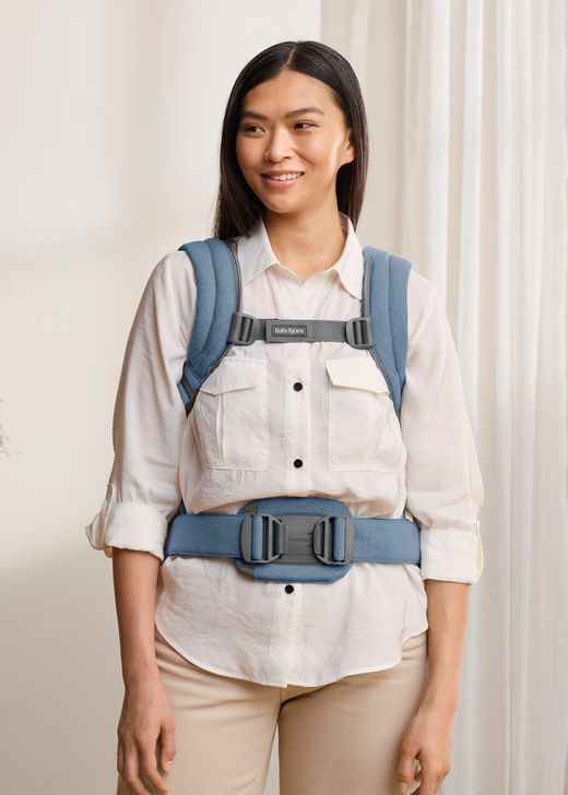Mochila porta bebé Babybjörn Harmony tejido cepillado
