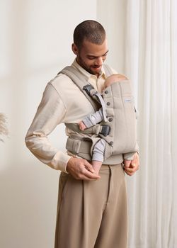 Mochila porta bebé Babybjörn Harmony tejido cepillado