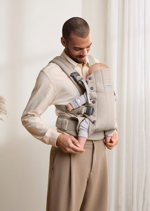 Mochila porta bebé Babybjörn Harmony tejido cepillado