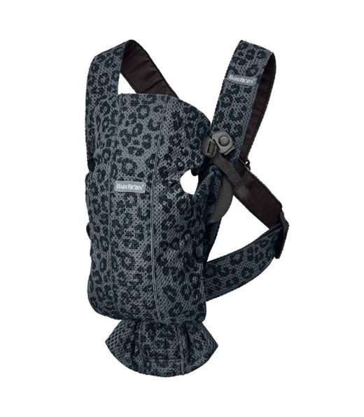 Mochila portabebés Babybjörn Mini Leopard Mesh