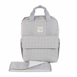 Mochila Walking Mum I Love Vichy color gris