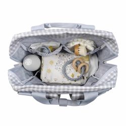 Mochila Walking Mum I Love Vichy color gris