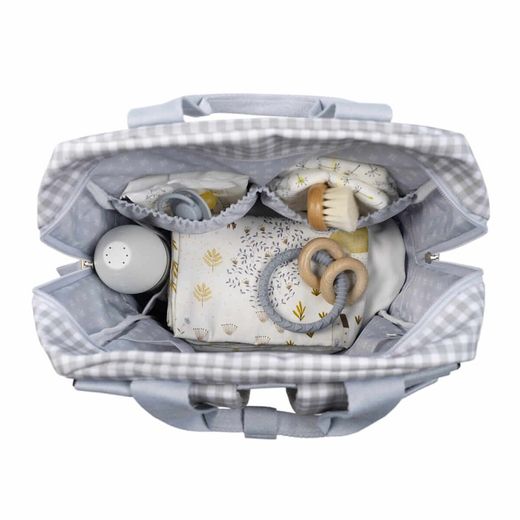 Mochila Walking Mum I Love Vichy color gris