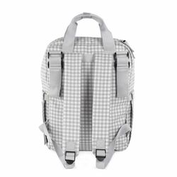 Mochila Walking Mum I Love Vichy color gris