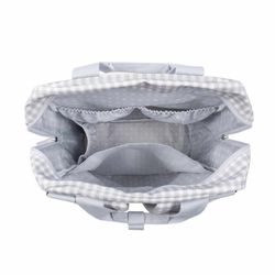 Mochila Walking Mum I Love Vichy color gris