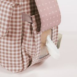Mochila Walking Mum I Love Vichy color rosa