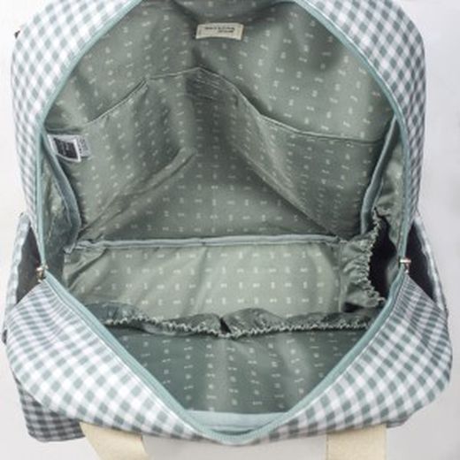 Mochila Walking Mum I Love Vichy color verde