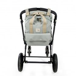 Mochila Walking Mum I Love Vichy color verde — LAS4LUNAS