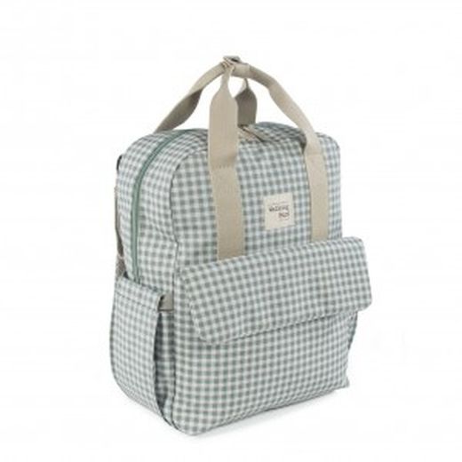Mochila Walking Mum I Love Vichy color verde