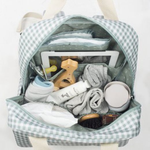 Mochila Walking Mum I Love Vichy color verde