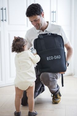 Mochila XL Eco Dad Black de Walking Mum