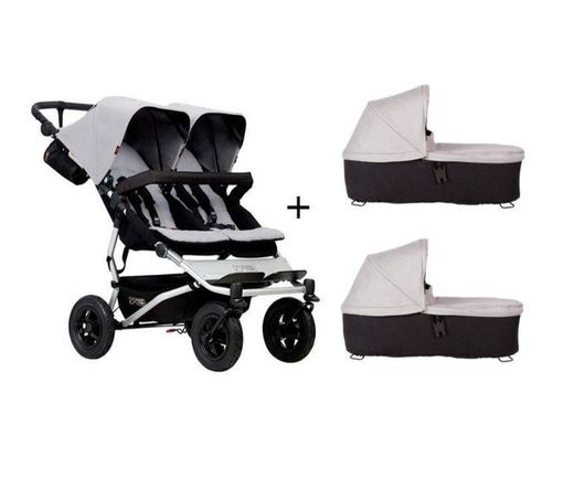 Mountain Buggy Duet con 2 capazos