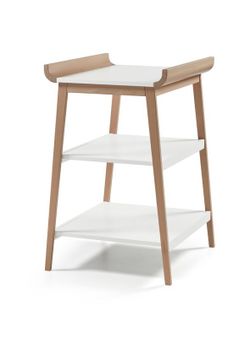 Mueble cambiador Blanco-Natural DOCO Sleeping + Colchoneta con funda de Cotinfant