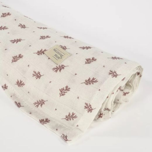 Muselina de algodón Mimosa de Walking Mum Rosa