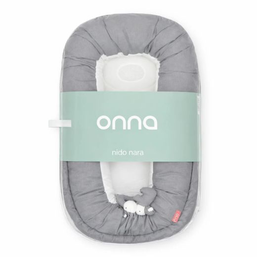 Nido evolutivo Nara de onna con reposacabezas transpirable, base desmontable y laterales reutilizables.