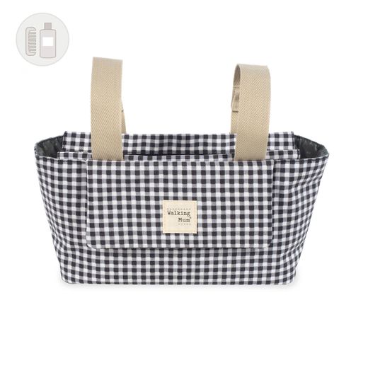 Organizador I love vichy negro de Walking mum