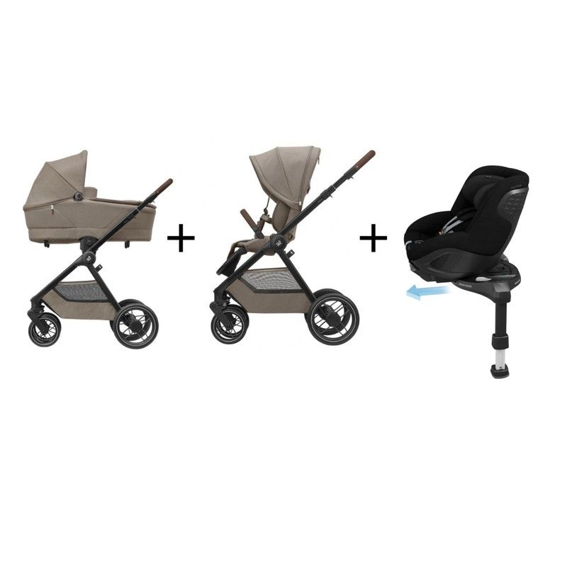 Oxford 2025 + Mica 360º Pro de Maxi·Cosi Twillic Black