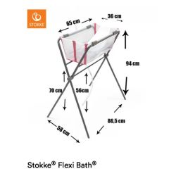 Pack bañera + patas de soporte Flexibath de Stokke