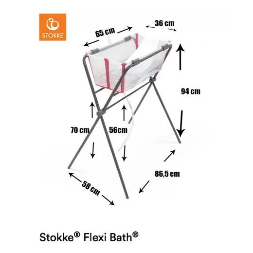 Pack bañera + patas de soporte Flexibath de Stokke