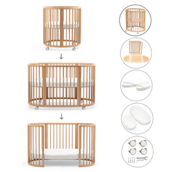 Pack completo cuna Stokke Sleepi 3 en 1