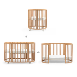 Pack completo cuna Stokke Sleepi 3 en 1