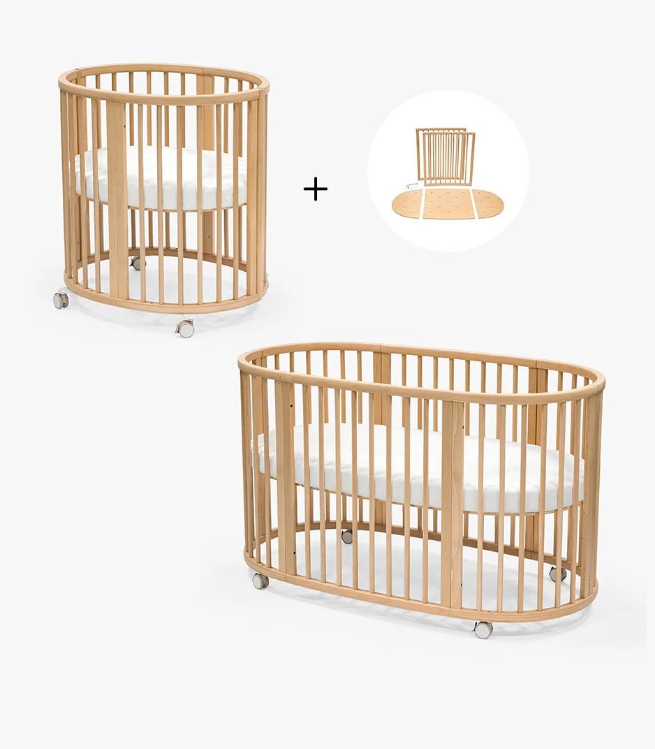 Pack completo cuna Stokke Sleepi V3 Blanco