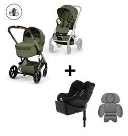 Pack Cybex Balios S Lux + Sirona Gi de Cybex con reductor gris