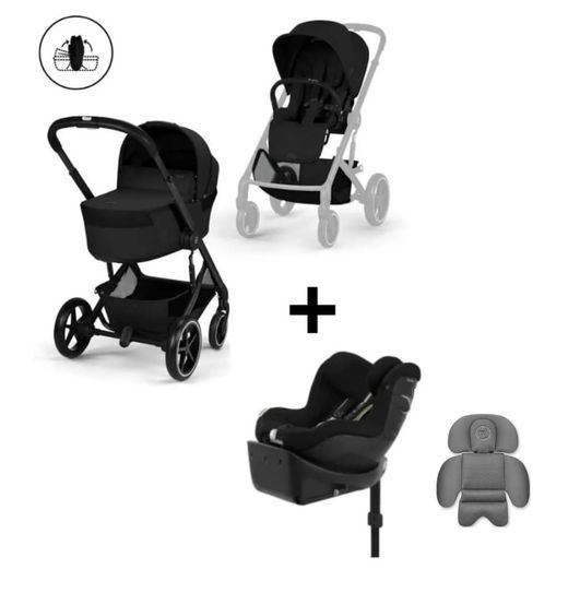 Pack Cybex Balios S Lux + Sirona Gi de Cybex con reductor gris