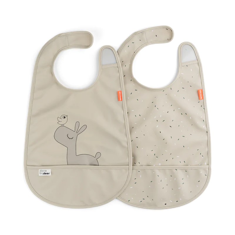 Pack 2 Baberos Impermeables con Velcro Deer Friends (Done By Deer 1313524)