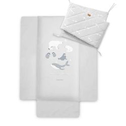 Pack Essential Funda Nórdica 120 x 60 + Relleno nórdico + Protector baranda Polaris de Bonjourbebé
