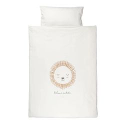 PACK ESSENTIAL TEXTIL CUNA BONJOURBEBE NAIROBI 120x60: Funda Nórdica + Relleno nórdico + Protector baranda