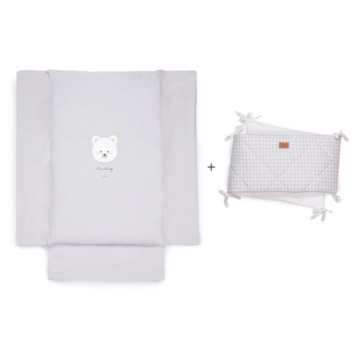 Pack Essential Funda Nórdica 120 x 60 + Relleno nórdico + Protector baranda Montana de Bonjourbebé