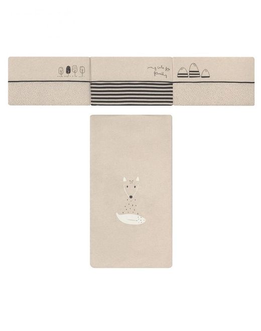 Pack Funda Nórdica + Protector + Relleno de 120x60 Fox de Babyclic