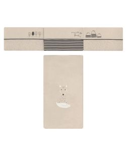 Pack Funda Nórdica + Protector + Relleno de 140x70 Fox de Babyclic